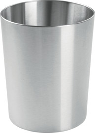 IDdesign פח עגול כסוף מתכתי PATTON Waste Can