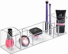 IDdesign ארגונית אקריליק מחולקת קטנה Cosmetic Organizer