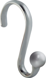 IDdesign סט 12 ווי וילון מקלחת כרום AXIS Shwr Hooks