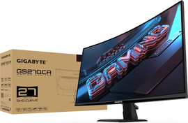Gigabyte מסך גיימינג קעור Gigabyte GS27QCA 27" VA 2K QHD 180Hz 1ms