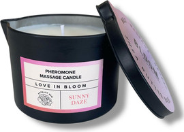 EYE OF LOVE נרות עיסוי Bloom עם פרומונים למשיכתו 150 מ"ל | SUNNYDAZE |