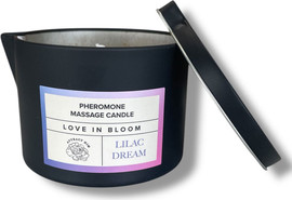 EYE OF LOVE נרות עיסוי Bloom עם פרומונים למשיכתו 150 מ"ל | LILACDREAM |