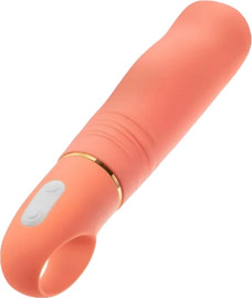 blush ויברטור סיליקון מעוקל לגירוי פנימי והדגדגן