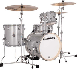 Ludwig מערכת תופים BREAKBEATS LC2797 SILVER Sparkle