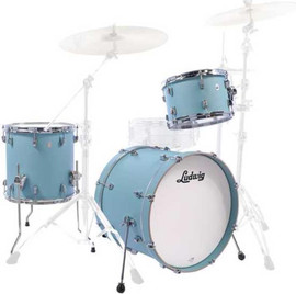 Ludwig מערכת 3 חלקים "22 L26223TX3R NEUSONIC SKYLINE BLUE