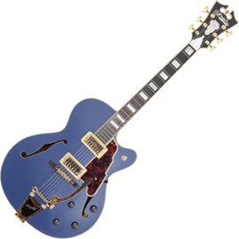 D'angelico גיטרה נפח DELUXE 175 Matte Royal Blue
