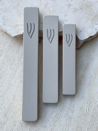 1item בית מזוזה בטון אלמנט צבע סהרה