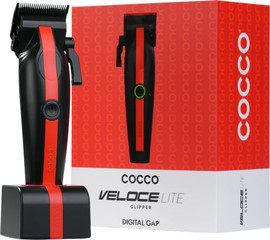 Cocco Hair Pro מכונת תספורת שחור אדום Cocco Veloce Lite