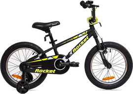 BMX ROCKET BMX 20" - אופני ילדים אלומיניום בצבע שחור