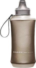 Hydrapak בקבוק גמיש קומפקטי 500 מ"ל Hydrapak היידרפאק CRUSH BOTTLE 500 ML אפור