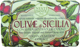 Nesti Dante סבון מוצק טבעי עם תמצית עלה זית איטלקי - Olivae Di Sicilia
