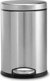 SimpleHuman פח דוושה עגול, נירוסטה 4.5 ל' Simplehuman
