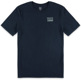 Topo Designs PEAKS & VALLEYS TEE M navy M חולצה