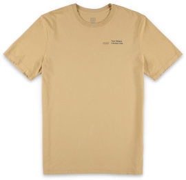 Topo Designs STRATA MAP TEE M tan S  חולצה
