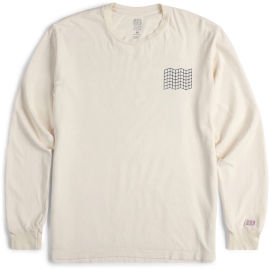 Topo Designs GRID MAP TEE L/S M natural M  חולצה