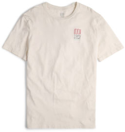 Topo Designs S ORIGINAL LOGO TEE M natural S  חולצה