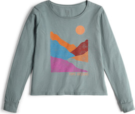 Topo Designs חולצה לנשים Retro Lakes L/S Tee W