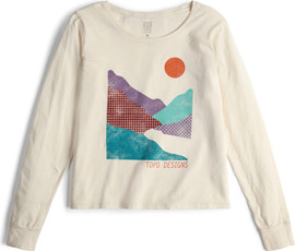 Topo Designs חולצה לנשים Retro Lakes L/S Tee W