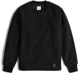 Topo Designs מעיל פליס יוניסקס Mountain Fleece Crew U Black