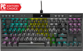 Corsair מקלדת גיימינג מכנית CORSAIR K70 RGB TKL CHAMPION — CHERRY MX RED