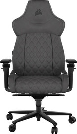 Corsair כסא גיימינג Corsair מדגם: TC500 Luxe Shadow בצבע שחור/מטאלי. עם עומס נשיאה של עד 120 ק''ג