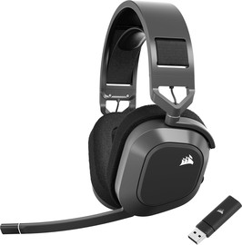 Corsair אוזניות גיימינג אלחוטיות Corsair HS80 MAX WIRELESS Carbon