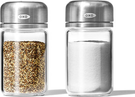 OXO סט מלח פלפל זכוכית OXO