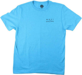 Maui and Sons טי שירט מאווי - "COOKIE LOGO"- PACIFIC BLUE