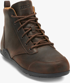 XERO Xero Denver Leather  - מגפונים עם שרוכים לגברים בצבע חום כהה