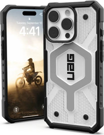 UAG כיסוי UAG Apple iPhone 16 Pro Max Pathfinder MagSafe שקוף כסף