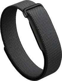 Fitbit צמיד כושר ובריאות חכם ללא מסך Google Fitbit Air בצבע Obsidian
