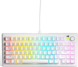 Glorious מקלדת מכאנית חוטית Glorious GMMK 3 75% Pre-Built  צבע לבן