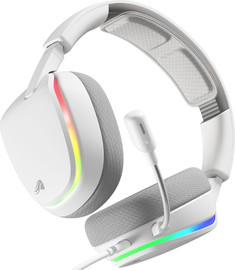 Glorious אוזניות גיימינג Glorious GHS Eternal RGB למחשב וקונסולות לבן
