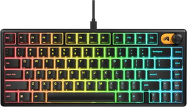 Glorious מקלדת גיימינג חוטית Glorious GMBK 75% עם תאורת RGB שחור