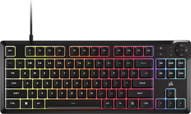 Corsair מקלדת גיימינג חוטית Corsair K55 Core TKL RGB