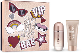 CAROLINA HERRERA 212 VIP ROSE סט א.ד.פ + תחליב גוף לאשה