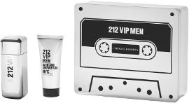 CAROLINA HERRERA 212 VIP סט א.ד.ט + ג'ל רחצה לגבר