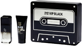 CAROLINA HERRERA 212 VIP BLACK סט א.ד.פ + ג'ל רחצה לגבר