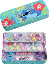 Disney סטיץ סט איפור 3 קומות מתכת