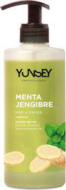 Yunsey שמפו בניחוח מנטה-ג'ינג'ר לכל סוגי השיער YUNSEY