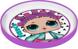 לייף KIDS צלחת פרימיום פס סיליקון - LOL