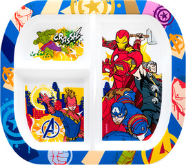The Avengers צלחת מחולקת מרובעת - הנוקמים