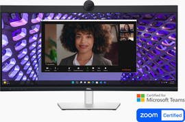 Dell מסך קעור Dell Pro Plus P3424WEB Video Conferencing 34" IPS WQHD Type-C Lan Camera