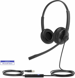 Yealink מערכת ראש חוטית למחשב Yealink יאלינק UH34 Dual