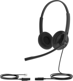 Yealink מערכת ראש חוטית לטלפון קווי Yealink יאלינק YHS34 Lite B