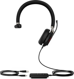 Yealink מערכת ראש חוטית למחשב Yealink יאלינק UH38 Mono UC -W/O BAT