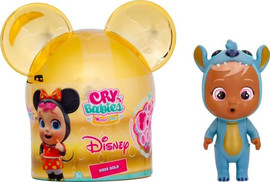 Toyrrific דמעות הקסם מהדורת דיסני מיוחדת מוזהבת: בובה דומעת עם מגוון אביזרים (דמות בהפתעה)