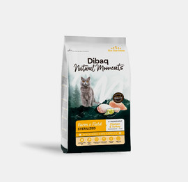 Dibaq דיבאק נטורל מומנט מזון יבש לחתולים מסורסים מעוף והודו - 6 ק"ג