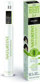 NATURTINT מסקרה לשיער לכיסוי מיידי של השורשים - חום כהה