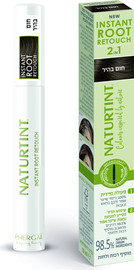 NATURTINT מסקרה לשיער לכיסוי מיידי של השורשים - חום בהיר